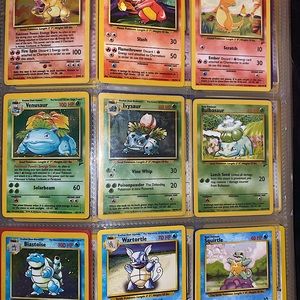 Vintage Pokémon binder